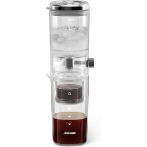 MHW-3BOMBER Cold Brew Coffee Maker, Ice Cold Brew Dripper with Slow Drip Technology, Iced Tea Maker 400ml ID6135-OS