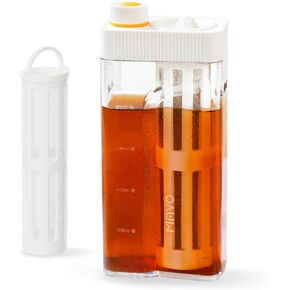 MAVO Cold Brew Coffee Maker, 27oz Iced Coffee Maker and Tea Brewer, Fine Mesh Filter, Leak-Proof Seal, Removable Design for Easy Cleaning, Durable Tritan Material, Space Saving - Home and Camping