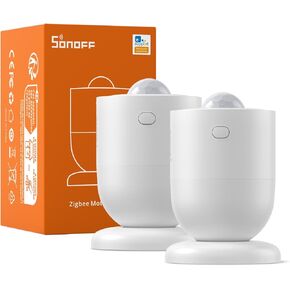 SONOFF SNZB-03P Zigbee Motion Sensor, 3-Year Battery Life, for Alert System and Automations Wireless Motion Detector, SONOFF Zigbee Bridge Required, Batteries Included(2 Pack)