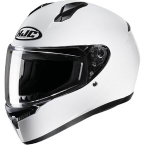 HJC C10 Men's Street Motorcycle Helmet - Black / 2X-Large