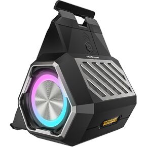 Ulefone Sound KIT for Armor Pad 4 Ultra Series, 2-in-1 Sound and Stand, 9W Power 114dB, Dual Colorful LED Lights, 8-pin Connector No Lag, Anti-Slip Pads