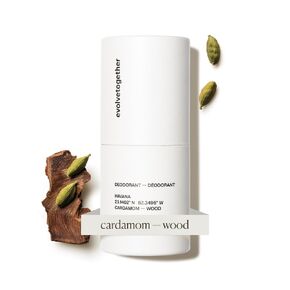evolvetogether Plant-Powered Cardamom, Vetiver & Cedarwood Natural Luxury Deodorant for Women & Men | Neutralizes Odors, Soothes Skin | Vegan, Cruelty-Free | Made in USA (Havana, 1.69 Oz)