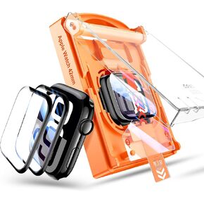 Tensea 2Pack for Apple Watch Series 10 Screen Protector 46mm 42mm Accessories, Protective Soft Film with Installation Kit, for iWatch Series 10 46 mm 42 mm