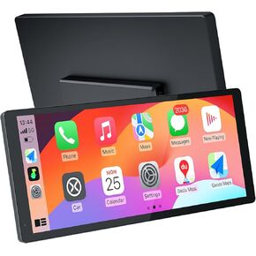 CARABC D1025 Carplay Screen for Car 10.25 Inch Built-in Dual Bluetooth Support Steering Wheel Control 1920 * 720 Ultra High Resolution Supports Android Auto & Apple CarPlay (10.25 Inch)