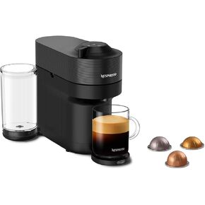 Nespresso Vertuo Pop+ Coffee Maker and Espresso Machine, Licorice Black