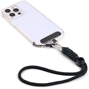 Phone Wrist Strap,Phone Tether Pad fit iPhone,Adjustable Phone Lanyard,Wrist Tether Tab for Most Full Coverage Phones Case