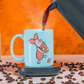Uncanny Brands Disney Winnie The Pooh 12oz Mug Warmer Set – Keeps Your Favorite Beverage Warm - Auto Shut On/Off