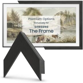 Deco TV Frames - Museum Espresso Slim Frame Compatible ONLY with Samsung The Frame TV (32", Fits 2021-2025 Frame TV)