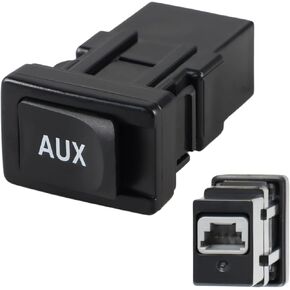 Aux Port Input Auxiliary Jack Audio Stereo Adapter Compatible with Toyota Camry 2007-2008 4Runner RAV4 FJ Cruiser Prius Yaris Lexus LS460 ES350 2007-2010 Replace# 86190-06010 86190-53010