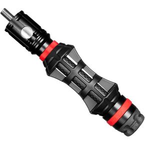 OCTANE QDS6 Durable Lightweight Quick Disconnect System Carbon Rod 6" Bow Stabilizer with Color Rings & Adjustable Wrist Sling for Archery, Hunting