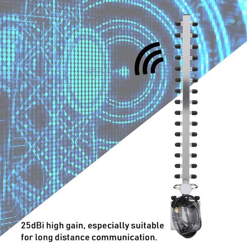 Yagi .4G 25dBi بطاقة راوتر عالية الكسب لشبكة Cardntenna اللوحة الأم هوائي اتجاهي 50 × 7 × 4 2.4G 25Dbi بطاقة راوتر عالية الكسب 16 وحدة هوائي Yagi اتجاهي in Kuwait