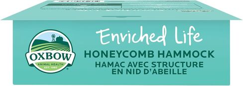 Oxbow Enriched Life Small Animal Accessories - Hammock for Rats, Ferrets, Chinchillas & Other Small Pets - Honeycomb in Saudi Arabia