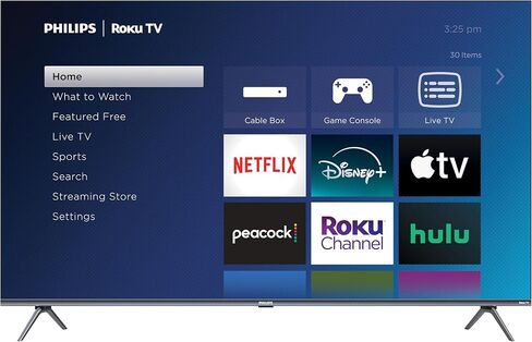 تلفزيون فيليبس روكو 55 بوصة 4K QLED الترا اتش دي دولبي فيجن تلفزيون ذكي (55PUL7973/F7) in Saudi Arabia