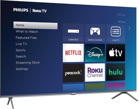 تلفزيون فيليبس روكو 55 بوصة 4K QLED الترا اتش دي دولبي فيجن تلفزيون ذكي (55PUL7973/F7) in Saudi Arabia