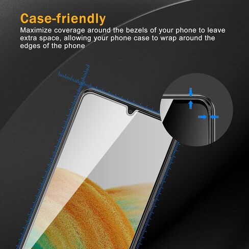 3 Pack Privacy Screen Protector for Samsung Galaxy A34 With 3 Pack Camera Lens Protector, Anti Spy Tempered Glass 9H Hardness, Black Protector Anti Spy, Anti-Scratch, Bubble Free in Saudi Arabia