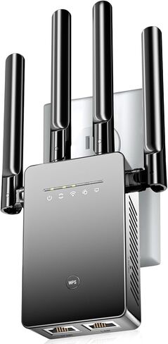 2025 Newest WiFi Extender Signal Booster The Longest Range up to 10000+sq. ft, Internet Booster for Home, Repeater Signal Amplifier, 1-Tap Setup, 5 Working Modes，6X Faster Access Point in Saudi Arabia