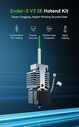 طقم رأس تسخين سيراميك من كرياليتي لجهاز Ender-3 V3 KE، نهاية ساخنة أصلية للطارد 300 درجة مئوية in Saudi Arabia