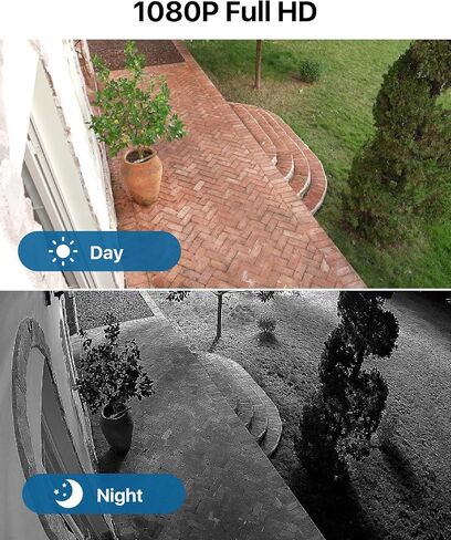 Security Camera System, 1080p H.265+ DVR with 1TB HDD, AI Human Vehicle Detection Wired Surveillance Camera, Home Security System for Indoor Outdoor, IP66 Video Surveillance Camera APP Remote in Saudi Arabia