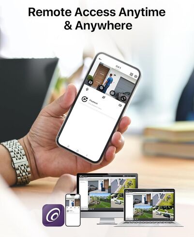 Security Camera System, 1080p H.265+ DVR with 1TB HDD, AI Human Vehicle Detection Wired Surveillance Camera, Home Security System for Indoor Outdoor, IP66 Video Surveillance Camera APP Remote in Saudi Arabia