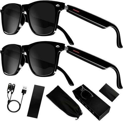 Smart Glasses Listenable Songs, Smart Wireless Headphone Sunglasses,Sunglasses for Women & Men in Saudi Arabia