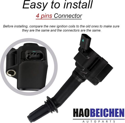 Pack of 6 Ignition Coil Pack Compatible with Traverse Buick Enclave GMC Acadia Cadillac CTS STS SRX Lacrosse Saturn 12583514 UF375 12613057 12629037 in Saudi Arabia