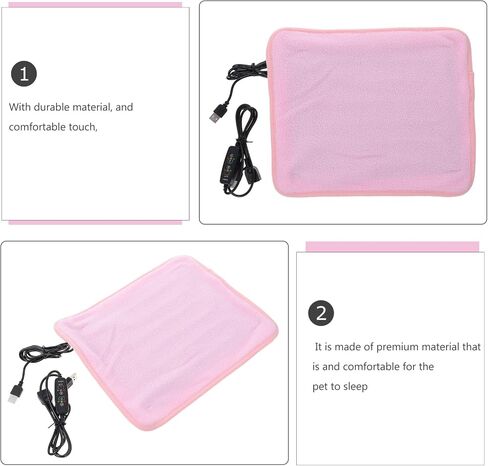 POPETPOP Reptile Heating Pad 5V 10W Reptile Heat Mat: Tortoise Heating Pad with Temperature Adjustment Polyester Reptile Heater Warm Cushion for Turtle Tortoise Snakes Lizard in Saudi Arabia