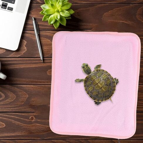 POPETPOP Reptile Heating Pad 5V 10W Reptile Heat Mat: Tortoise Heating Pad with Temperature Adjustment Polyester Reptile Heater Warm Cushion for Turtle Tortoise Snakes Lizard in Saudi Arabia