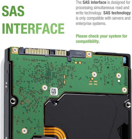 Seagate Exos X20 ST20000NM002D 512E/4KN SAS 12 جيجابت/ثانية 20 تيرابايت 7200 دورة في الدقيقة 256 ميجابايت محرك الأقراص الصلبة للمؤسسات (متجدد) in Saudi Arabia