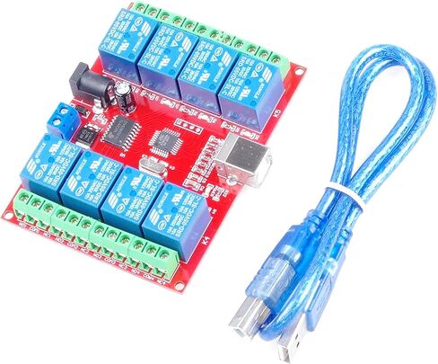 4-Channel 12V USB Control Switch Relay Module No Driver Required Plug and Play PC Smart Controller(12V 4-Channel) in Saudi Arabia