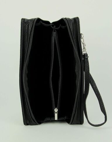 Black Vinyl Edgar Allen Poe Stories & Poetry Book Handbag Novelty Clutch Purse Crossbody Bag, Multicolored, 9.5 Inch in Kuwait