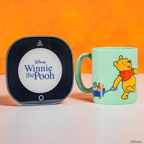 Uncanny Brands Disney Winnie The Pooh 12oz Mug Warmer Set – Keeps Your Favorite Beverage Warm - Auto Shut On/Off in Kuwait