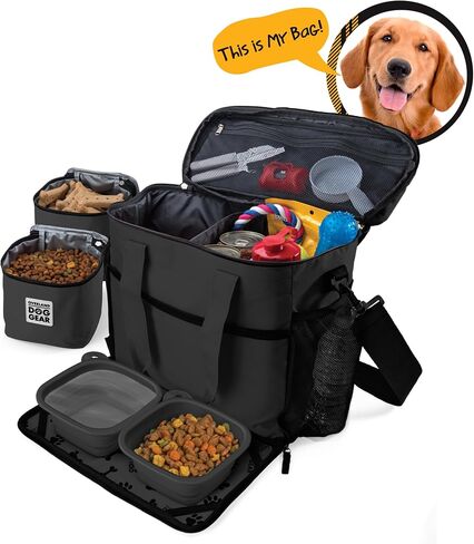 حقيبة Mobile Dog Gear Week Away Bag MD/LG Dogs باللون الأزرق الملكي، تتوافق مع لوائح شركات الطيران in Saudi Arabia