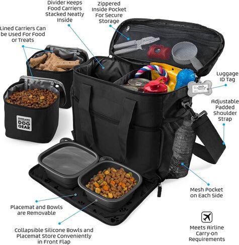 حقيبة Mobile Dog Gear Week Away Bag MD/LG Dogs باللون الأزرق الملكي، تتوافق مع لوائح شركات الطيران in Saudi Arabia