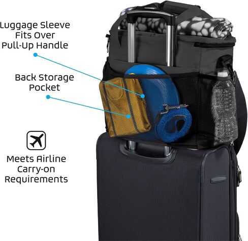 حقيبة Mobile Dog Gear Week Away Bag MD/LG Dogs باللون الأزرق الملكي، تتوافق مع لوائح شركات الطيران in Saudi Arabia