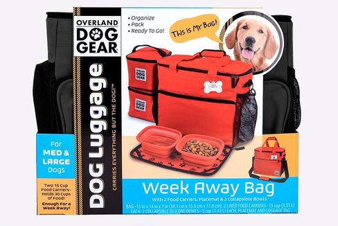 حقيبة Mobile Dog Gear Week Away Bag MD/LG Dogs باللون الأزرق الملكي، تتوافق مع لوائح شركات الطيران in Saudi Arabia