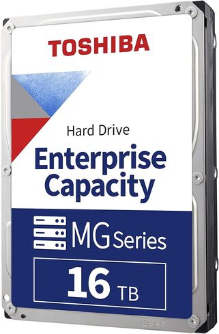 محرك الأقراص الصلبة المكتبي Toshiba MG08ACA16TE سعة 16 تيرابايت 7200 دورة في الدقيقة 512e مقاس 3.5 بوصة SATA (متجدد) in Saudi Arabia