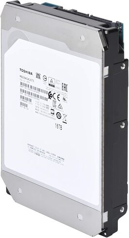 محرك الأقراص الصلبة المكتبي Toshiba MG08ACA16TE سعة 16 تيرابايت 7200 دورة في الدقيقة 512e مقاس 3.5 بوصة SATA (متجدد) in Saudi Arabia