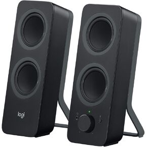 Logitech Z207 2.0 Multi Device Stereo Speaker (Black) (Renewed)