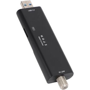 USB TV Tuner, ATSC TV Tuner, HDTV Mate Tuner Stick Portable Detect and Search for ATSC3.0 for Camping and Outdoor Activities,Watching TV
