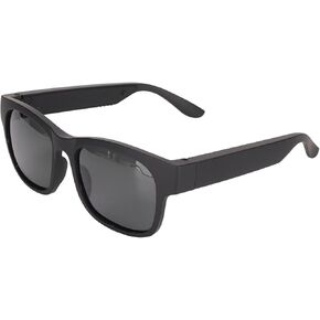 ASHATA Bluetooth Smart Sunglasses, Open Ear Surround Sound Audio Glasses, Noise Cancelling with Headphone (glamour black)