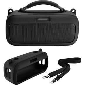 Protective Cover Travel Carrying Case Compatible with New Bose SoundLink Max Portable Speaker (Black Case)