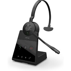 Jabra Engage 65 SE (Second Edition) Wireless Headset, Single-Ear – Telephone Headset with Industry-Leading Wireless Performance, Advanced Noise-Cancelling Microphone, All Day Battery Life - Black