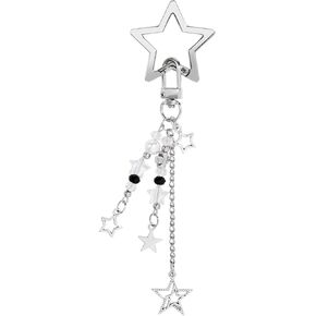 لطيف سلسلة المفاتيح الجمالية سحر سلسلة المفاتيح نجمة القلب الفراولة الوردي لحقيبة المفاتيح in Kuwait