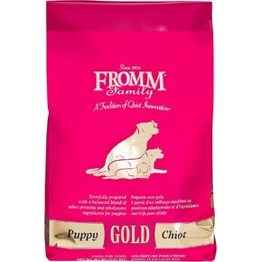 Fromm Puppy Gold Premium Dry Dog Food - Dry Puppy Food for Medium & Small Breeds - Chicken Recipe - 5 lb