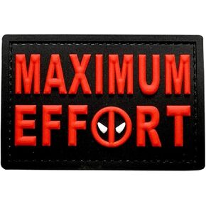 MiltacUSA Max. Effort Tactical Patch (3D PVC Rubber - 3.0 X 2.0)