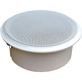 Pyle Home 8" Ceiling Wall Mount Speaker - Full Range Woofer Speaker System 100 Volt Transformer Flush Design w/ 60Hz-16kHz Frequency Response 150 Watts Peak & Template for Easy Installation