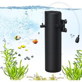 Submersible Aquarium Filter for 50-125 Gallon Tanks,320GPH Internal Fish Tank Filters Freshwater & Saltwater Compatible,Turtle Tank Filter