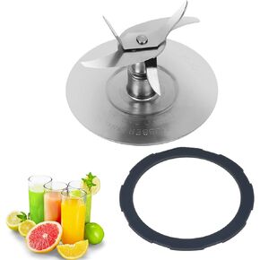 Pro 1200 Blender Blade Stainless Steel Replacement for Oster Pro 1200 Blender Accessory with Jar Base Cap and One Rubber O Ring Gasket for Oster Pro 1200 Blender Replacement Parts