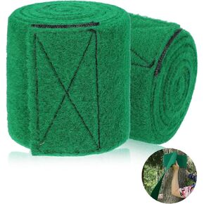 Tree Protector Kit for Slacklines - 79" x 4" Tree Guards - 2 Piece Non-Slip Felt Wraps with Anti-Slip Guide Straps - Perfect Outdoor Tree Wear for Ziplines Hammocks Slackline Rope