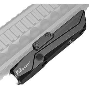 EZshoot 1700 Lumens Tactical Laser Light Combo for Rifle with Magnetic Rechargeable, Rifle Light Rechargeable Compatible with Picatinny and M-Rail, Rifle Flashlight for Home Defense, Hunting